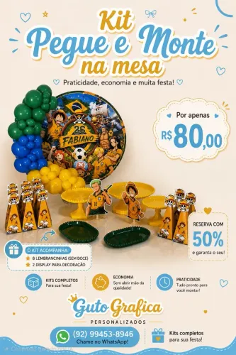 Kit Festa na mesa