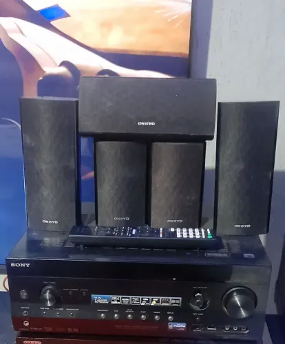 Receiver Sony 7.2 + Caixas Onkyo