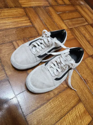 Tenis Vans Old Skool Pro Ballistic Marshmallow Black