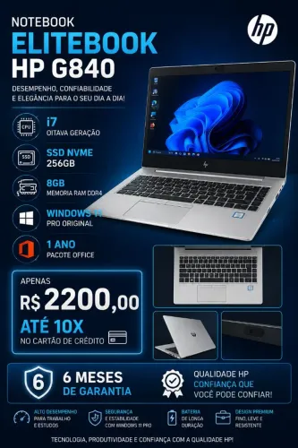 NOTEBOOK ELITEBOOK HP G840 
