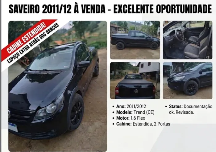 Volkswagen Saveiro 1.6 MI Total Flex 8V CE 2012
