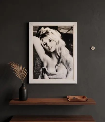 Quadro c/vidro Brigitte Bardot com vidro (Morumbi)