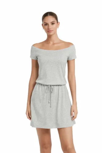 Vestido Viscose Ombro a Ombro DiCorpo