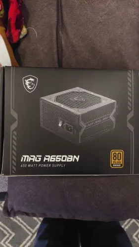 Fonte MSI MAG A650BN 650W + Placa-Mãe MSI A520M-A PRO