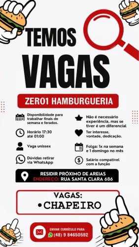 VAGA DE EMPREGO