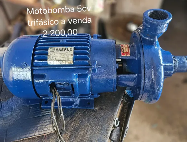 Motobomba 5cv trifásico 
