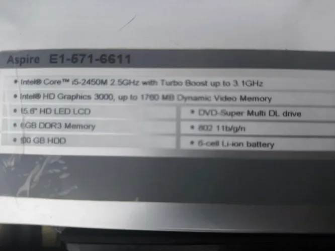 Acer Aspire E1-571-6611