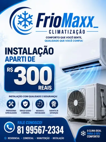 Instalação De ar Condicionado Apartir De 300,00 Reais 