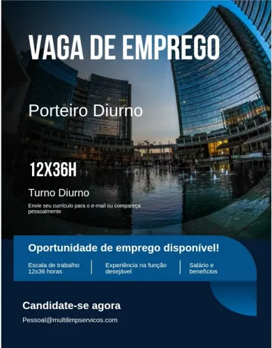 Porteiro Diurno 12x36hs - Campeche