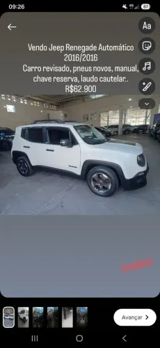 Jeep Renegade 1.8 4X2 Flex 16V Aut. 2016