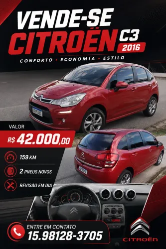 Citroen C3 Tendance 1.5 Flex 8V 5P Mec. 2016
