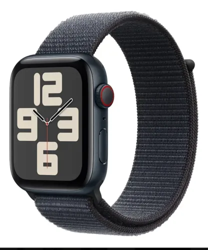 Apple Watch SE 2a GPS + Cellular 44 mm - Azul Meia Noite? Pulseira loop esportiva
