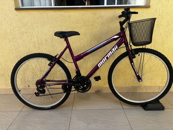 Bicicleta Mormaii Safira 18 Marchas Aro 26 Freio V-Brake 