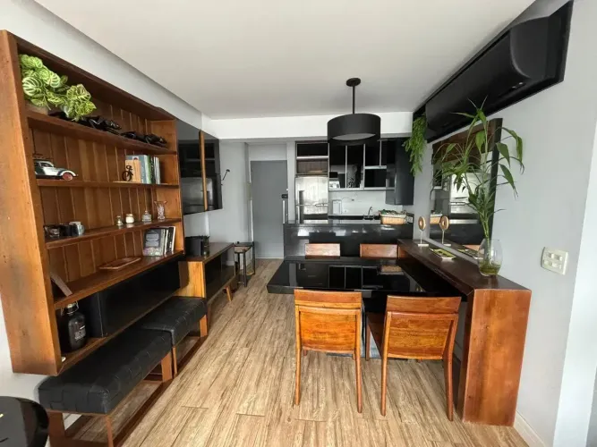 Imóvel para venda possui 57 metros quadrados com 2 quartos em Brooklin Novo - São Paulo - 