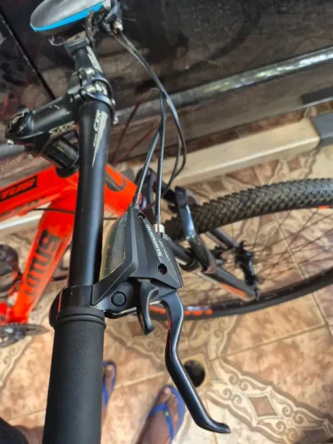 Bicicleta Aro 29 LOTUS, COR: LARANJA/PRETO