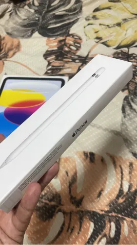 iPad 10 top novo , com caixas e Apple Pencil