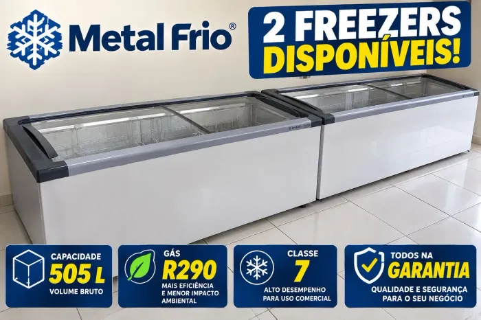 2 Freezer metalfrio