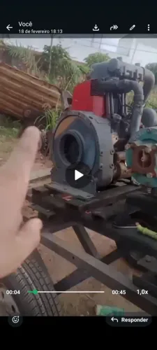 Motor Agrale m790 dois cilindros 