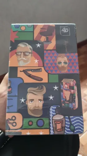 Maquina shaver 4D com estampa artística estilo graffiti