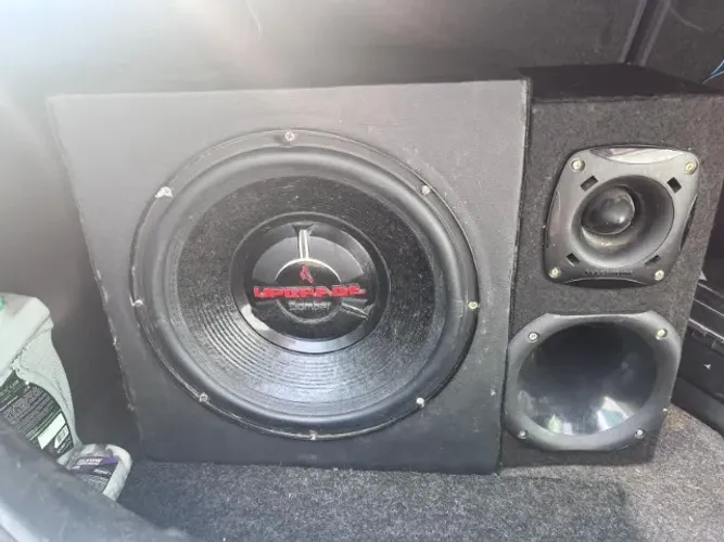 Caixa trio Bomber + Taramps 800 + drive JBL Completo
