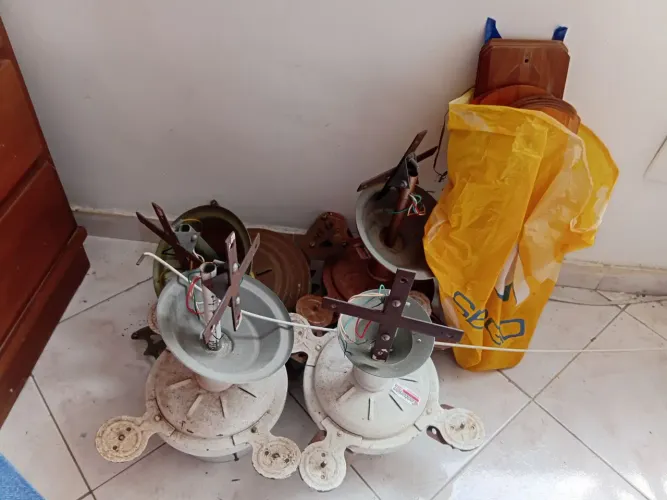 Lote 4 Motores Ventilador De Teto Singer Centurion Antigo