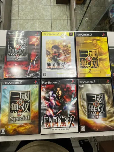 Coleção 06 jogos japonês Dynasty Warriors ps2