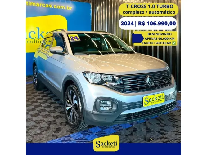 Volkswagen T-Cross 1.0 TSI Flex 12V 5P Aut. 2024