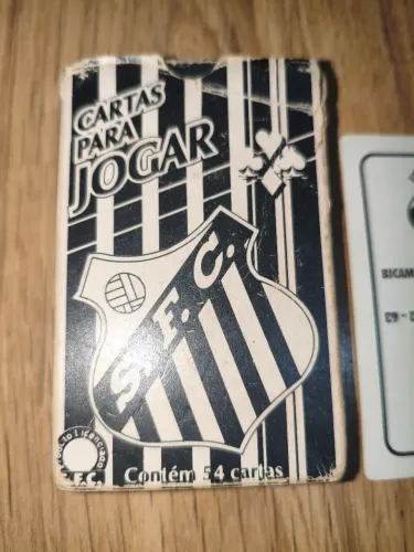 2 Antigos Baralhos do Santos Futebol Clube