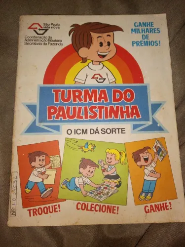 Turma do paulistinha álbum anos 80.