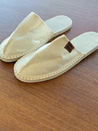 Alpargata masculina - branco/bege