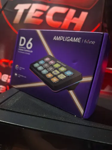 Stream Deck Fifine D6 - Preto
