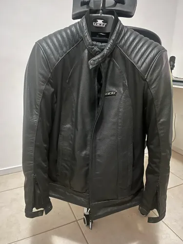 Jaqueta Texx em couro legítimo, tamanho GG (XL)