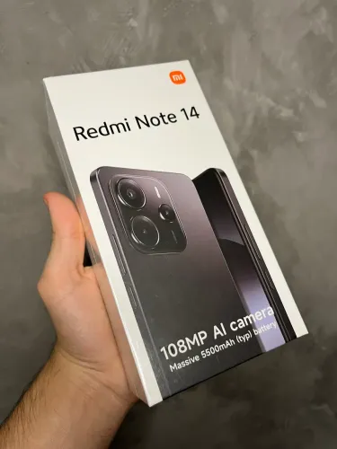 Celular Redmi Note 14 4G - 8GB RAM / 256GB Preto