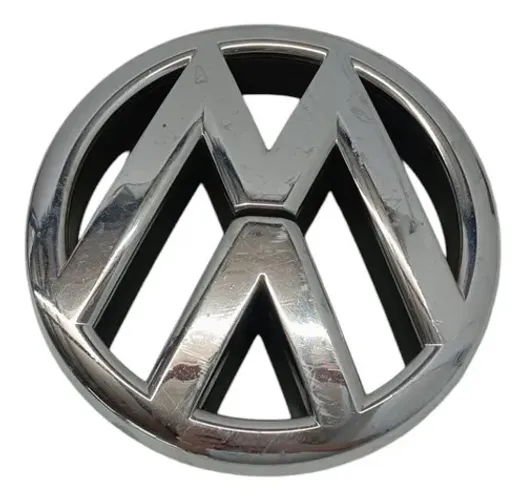 Emblema Grade Dianteira Volkswagen Polo 2004 2005 2006 2007 Prateado
