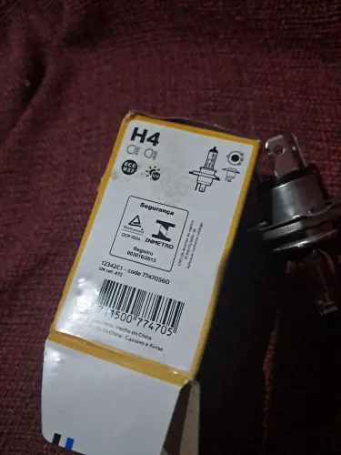 Lâmpada amarela pra vistoria honda