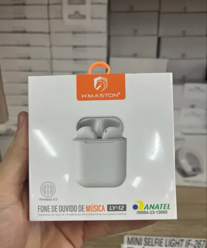 Fone de Ouvido Bluetooth - Original Sem Fio Estojo de Carga Som Alta Qualidade