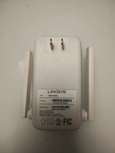 Repetidor/extensor de Wi-Fi (não um roteador), Linksys RE6300 V2 AC750.