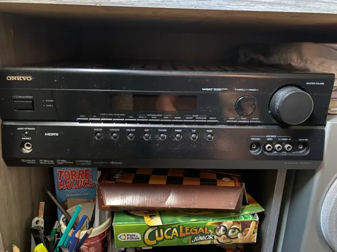 Reciver ONKYO home teather (completo)
