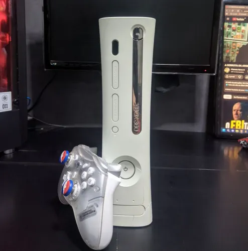 Xbox 360 Fat Jasper Com Desbloqueio RGH 3.0 + HD de 500gb Lotado (Leia a Descrição)