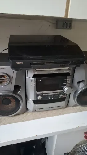 Toca-Discos TEAC P-A400 + Mini System Sony MHC-DX1 (Base + Caixas)