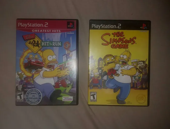 Jogos SIMPSONS Ps2