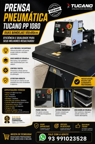 Prensa pneumática