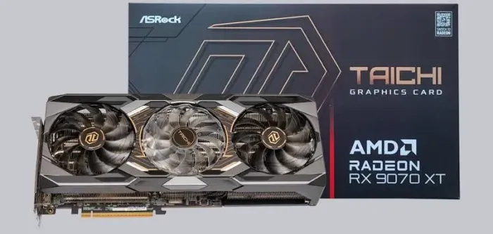 Placa de vídeo AMD Radeon RX 9070 XT 16gb Taichi
