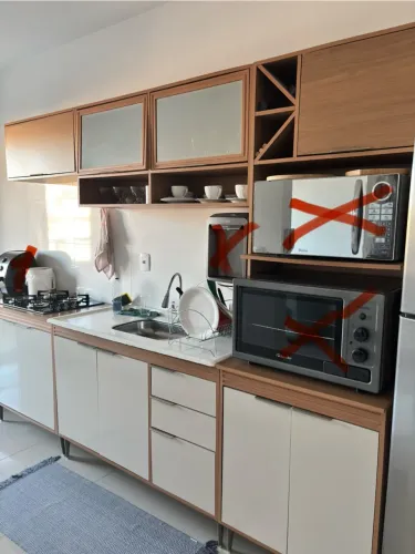 Cozinha com cooktop