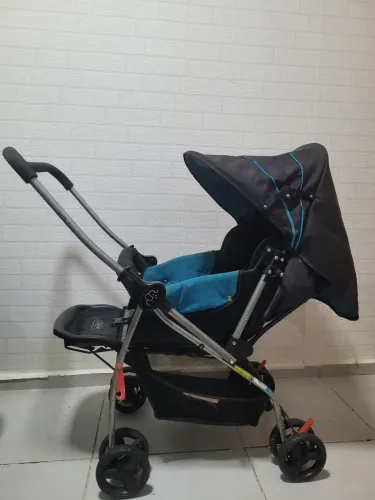 Carrinho de Bebê Multikids Baby Reclinável - Muito Conservado