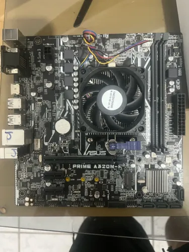 Kit AMD Athlon 3000G + Placa Mãe Asus A320M-K