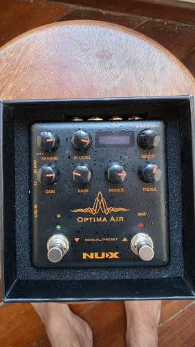 Nux Opma Air(preamp, ir loader para violão)