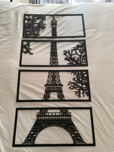 Quadro grande torre EIFELL 60 X 90cm