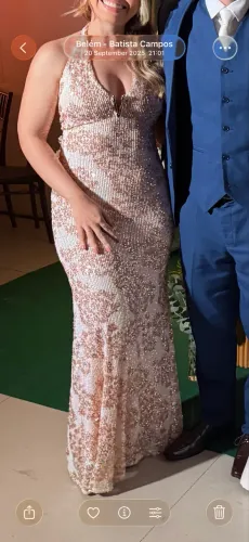 Vestido de festa Morena Rosa tamanho P