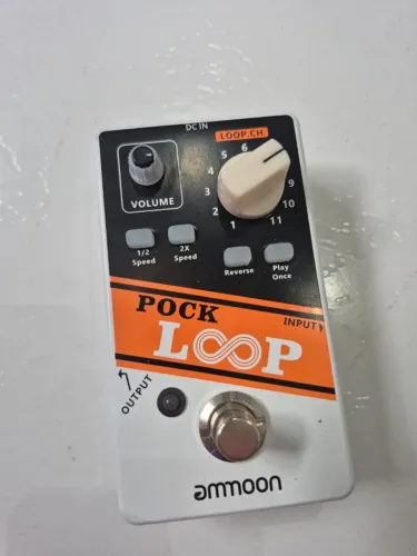 Pedal guitarra Ammoon Pock Loop (serve de boost)